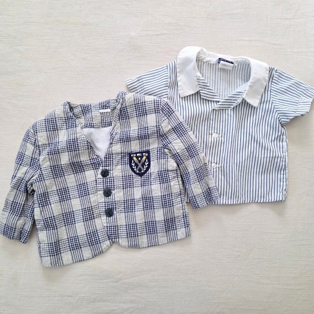 Vintage Jacket + Shirt Bundle 6-9 months